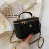 Bolso de Mano de Moda Nicho Bolso Caja para Mujer Primavera y Verano 2025 Nuevo Popular Acolchado con Cadena Bolso Bandolera de Hombro Único Bolso Pequeño