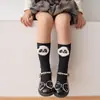 Calcetines Infantiles de Primavera y Otoño, Calcetines de Media Pantorrilla para Niños y Niñas, Lindos Calcetines Holgados para Bebé con Personaje Kuromi de Felpa 3D