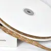 Cuerda de Saltar Circular de 1 cm de Ancho Cinta Flor Regalo Empaque Lazo Hecho a Mano DIY Accesorios para Ropa
