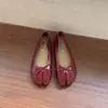Zapatos planos estilo ballet franceses de una sola pieza para mujer, nueva colección 2026, con lazo, diseño de hada retro, perfectos con vestidos, y con diseño de punta dividida