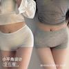 Cueca Boxer de Algodão de Fibra Longa de Xinjiang com Entrepernas Estendida Cor Sólida Tamanho Grande Cintura Média-Alta Algodão Sem Costura Shorts Boxer Esportivos