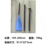 Sup Tabla de Paddle de Aleación de Aluminio Remo de Kayak Remo de Tabla de Surf Remo Ajustable Conmutable Anti-Sumersión