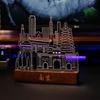 Presentes Culturais e Criativos, Luminária Noturna Ip de Madeira Maciça, Luminária de Mesa Personalizada, Lembranças Comemorativas de Eventos de Campus e Cidade, Enfeites de Madeira