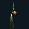 Bolsita de Incienso de Sándalo Verde Hueco Conejo Deseante Loto Calabaza Piedra Luminosa Colgante Difusor Adorno de Sándalo Decoración