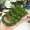 Pulseira de jade Dongling, pulseira verde lago, alternativa ao jade Hetian, pulseira de cor água clara, pulseira verde-óleo e rosa lótus, pulseira de jade da Mongólia Interior