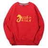 Sudadera 2026 Año del Caballo para Hombres y Mujeres, Conjunto de Pareja Cuello Redondo, Ropa Roja para el Año de Nacimiento, Evento de Fiesta de Año Nuevo, Algodón de Manga Larga