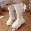 Botas para Niña 2026 Otoño Nuevo Estilo Moda Infantil Botas de Princesa para Niña Pequeña Botas Largas Botas Altas Botas de Piel Botas Individuales con Estilo