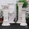 Ornamento Decorativo de Coluna Romana Europeia Jardim de Villa Pátio Stand de Exibição para Celebração de Casamento Vaso de Flores para Exterior Base para Suporte de Flores