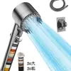 Cabezal de Ducha Potenciado con Alta Presión y Gran Flujo de Agua, Juego de Ducha para Baño