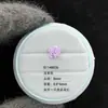 Brinco Stud Osso da Orelha em Aço Titânio 316L Moda Verão 8mm Cor Sólida Flor Rosa Iridescente Resina Stud de Orelha Brinco com Design Único