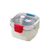 ¡Guau, fiambrera de acero inoxidable 304 para estudiantes, hermética, perfecta para los almuerzos escolares, fácil de transportar, con tapa
