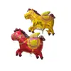 Globo de Helio Flotante de Aluminio con Dibujo de Año Nuevo Caballo Año del Caballo Decoración de Centro Comercial Caballo Volador Grande Puesto de Mercado Nocturno Juguete Promocional