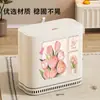 Cubo de basura para baño, inodoro, hogar, sala de estar, cocina y uso general; gran capacidad, con tapa y cuenta con un diseño de presionar para abrir para facilitar el desecho