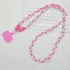 Alça de Celular Minimalista Transversal Estilo Dopamina Tendência com Cordão Grosso Anti-Perda Durável