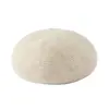 Boina 100% Cachemira Pura para Mujer, Versátil Cálida Otoño e Invierno Estilo Francés, Circunferencia de Cabeza Grande, Adelgazante, Gorro de Punto Grueso de Color Sólido