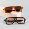 Novos Óculos com Filtro de Luz Azul Estilo Europeu e Americano, Óculos Retrô Artísticos de Armação Grande, Óculos da Moda sem Grau com Filtro de Luz Azul