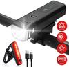Farol de Bicicleta Cauda USB Smart Charging Farol Equipamento de Equitação de Bicicleta Farol de Bicicleta 400 Lumens