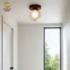 Lámpara de Techo Vintage Retro para Pasillo, Corredor, Entrada, Balcón, Lámpara Moderna Minimalista Creativa Nórdica de Bola de Frijol Mágico