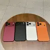Aplicable a la funda del teléfono Apple 18promax textura de cuero rojo cereza simple iPhone17 se convierte instantáneamente en funda protectora 16 completamente cerrada