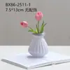 Estilo Escandinavo Florero de Vid Pequeño con Boca Curvada Sala de Estar Flor Artificial Mostrador de Flores Decoración Suave para el Hogar Florero de Escritorio
