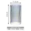 Tubo de Bastoncillos de Algodón Transfronterizo Taza de Enjuague Bucal para Hotel B&B Vaso para Cepillo de Dientes Vaso Transparente para Beber en Casa Vaso para Whisky