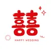 Pegatinas Decorativas para Coche de Boda con Palabras Felices, Pegatinas Electrostáticas Especiales para Bodas, Decoraciones Coloridas para el Coche de la Fiesta de Bodas, Decoraciones para Puertas y Ventanas de Dormitorios