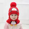 Gorro Infantil para Otoño e Invierno, Lindo y Adorable Gorro de Lana Tejida para Niños, Grueso y Cálido con Protección para los Oídos a Prueba de Viento para Niñas