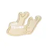 Broche de serie médica transfronteriza nuevo personalidad creativa dibujos animados dentista doctor enfermera traje de diente insignia venta al por mayor