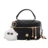 Bolsa de Viento Fragante Mini Primavera Verano 2026 Nicho Nueva Moda Bolso Cruzado Acolchado de Diamantes Cubo de Cadena Estilo Francés Pequeño de Alta Gama