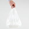 Bolsa de plástico transparente blanca para alimentos, bolsa desechable portátil tipo chaleco, bolsa tipo chaleco, bolsa para llevar, bolsa práctica.