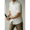 [Liquidación/Sin Devoluciones ni Cambios] Camisa Ligera Transpirable de Secado Rápido para Hombre Casual de Negocios Top con Cuello Campana