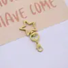 Llavero Estrella Pintada con Cierre de Langosta Especial para Cuentas Colgante de Hebilla de Puerta Pintada con Spray de Colores Accesorios para Joyería DIY