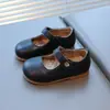 Zapatos Mary Jane para Niñas Estilo Primavera y Otoño Suela Suave Zapatos de Princesa para Niños de 3 a 6 Años Zapatos de Cuero Corte Bajo Zapatos Individuales Zapatos de Baile de Rendimiento