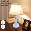 Lámpara de mesa estilo americano, lámpara de noche retro, lámpara de mesa para hotel, ingeniería, dormitorio, oficina, estudio, lámpara LED, protección ocular, luz nocturna con atenuación