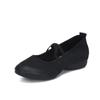Sapatos de dança sapatos de dança quadrada sapatos de dança salto baixo sola macia bico de lona couro sapatos de prática sapatos de professor sapatos de dança latina 2025