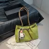 Bolsa de Camurça da Moda Feminina Grande Capacidade 2025 Nova Outono e Inverno Fosca Retrô Bolsa de Ombro Bolsa Tote para o Trabalho