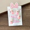 Nuevo Clip para el Cabello de Dibujos Animados Banda para el Cabello Clip BB de Dibujos Animados No Daña el Cabello Pinza Pequeña Accesorios para el Cabello Lindos para Niños Cuerda para el Cabello