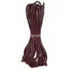 Punto 1 1.5 2 3mm cordón redondo de cuero color cordón de cuero accesorios DIY fabricantes de Yiwu al por mayor