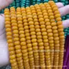 5x8mm Calcedonia Amarilla Cuentas de Ábaco Accesorios para Ropa Botones Cuentas Decorativas Materiales Hechos a Mano DIY Venta al por Mayor en Stock