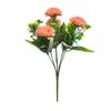 Bola de flores artificiais florais transfronteiriça crisântemo simulação buquê sala de estar casa decoração flor de seda flor artificial artesanato de comércio exterior