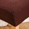 ¡Guau! Funda de Silla Media Jacquard Fina en Forma de Cruz Personalizada Transfronteriza para Uso en el Hogar, Funda Elástica Simple para Silla de Comedor, Funda para Cojín de Taburete