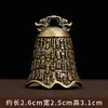 Venta al por mayor de fábrica llavero de campana de latón campana del sutra del corazón campana de bestias de cobre puro llavero colgante de Baifu