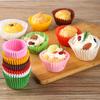 Bandeja de Papel para Bolo Copo de Papel Copo para Muffin Tamanho Grande Médio pequeno Bandeja de Papel Snow Mei Niang Redondo Tapete de Papel à Prova de Óleo para Assar Bandeja de Morango