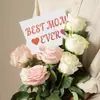 Pegatinas de Letras Arena Dorada de 2 pulgadas Brillantes Multicolor Regalos para Fiestas Navideñas de Graduación Arreglo de Boda DIY Pegatinas de Letras