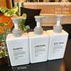 Shampoo de Hotel Minimalista 500ml Branco Porcelana Quadrado Plano Shampoo Banheiro Organizado Envasado Suit