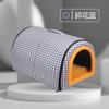 Cama para Gatos Completamente Extraíble y Lavable con Diseño de Cremallera, Hecha de Tela Oxford, Acolchado de Doble Cara, Cama para Perros Completamente Cerrada para Mascotas de Interior