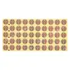 Pegatinas de sello de boda, pegatinas impermeables autoadhesivas, pegatinas pequeñas de boda, pegatinas de sello redondas para sobre rojo de caja de dulces para decoración