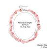 Comercio Exterior Transfronterizo Joyería Europea y Americana Accesorios de Verano Bohemio Colorido Gravilla Ins Collar Collar de Piedra Natural para Mujer