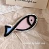 Pinza para el cabello de pececito de dibujos animados Corazón de niña Infantil Acrílico Clip para flequillo Lindo Clip para cabello suelto Lateral Tocado Accesorios para el cabello