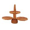 Cesta de Frutas Cesta de Almacenamiento Plegable Cesta de Almacenamiento de Imitación Ratán Cesta Pequeña para Sala de Estar Cesta para Frutas Cesta para Dispositivos Cesta Tejida Ratán